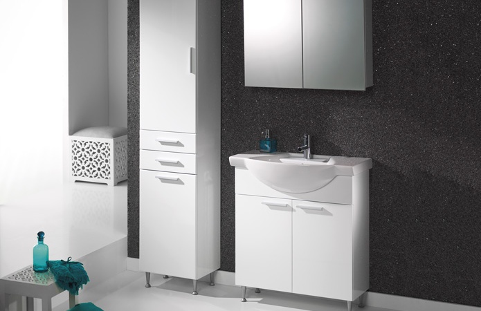 Έπιπλο Κ3 075 Λευκό Furnibath